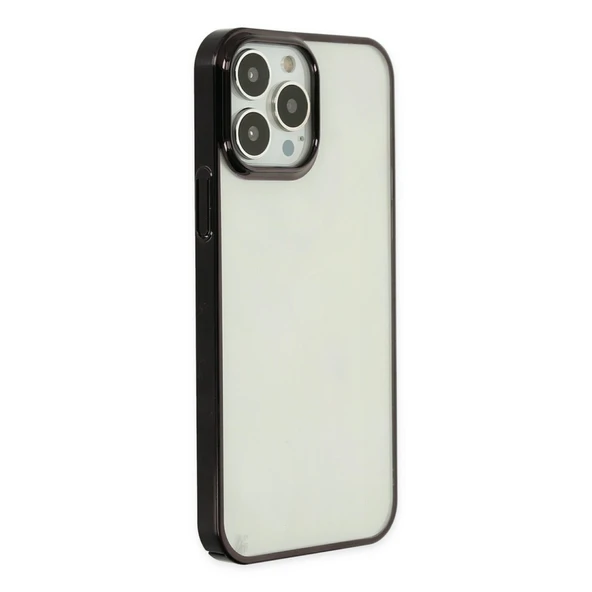 iPhone 14 Uyumlu Pro Kılıf Element Silikon - Siyah - Resim 2