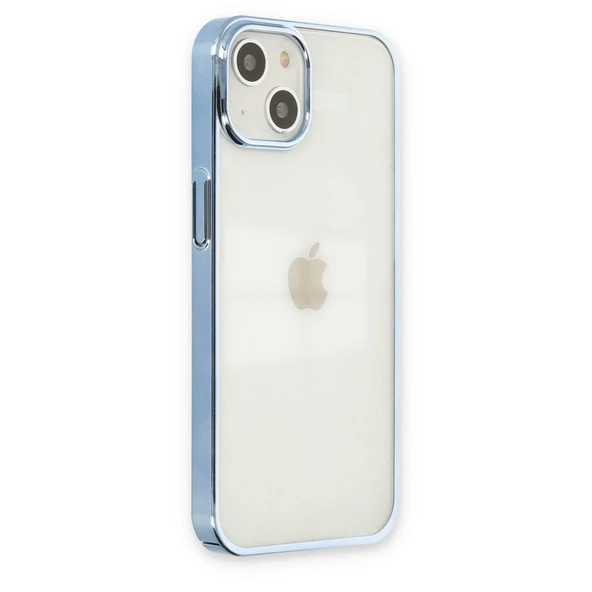 iPhone 14 Uyumlu Plus Kılıf Element Silikon - Sky Blue - Resim 2