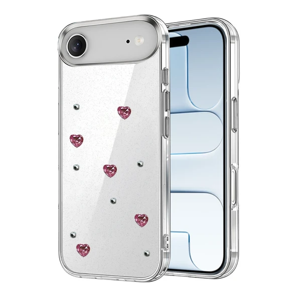 iPhone 17 Uyumlu Air Fiyonk Desenli Kapak - Desen 3 ürün görseli 1
