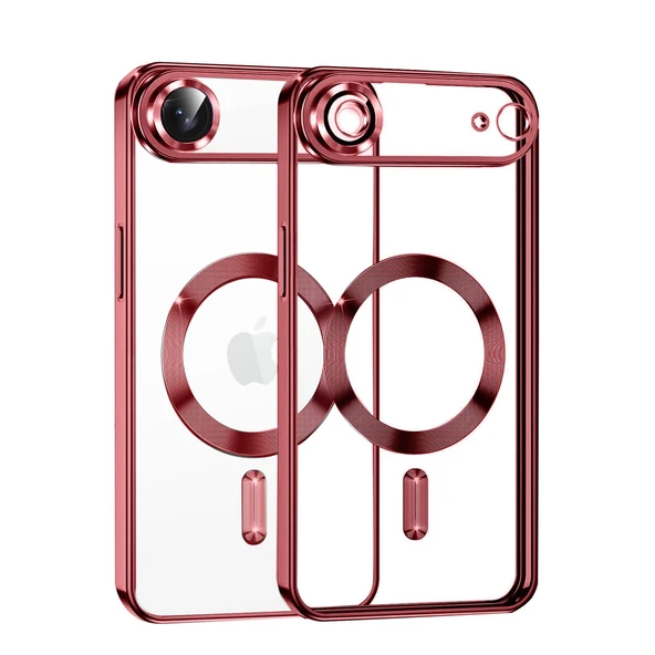 iPhone 17 Uyumlu Air Kross Magneticsafe Kapak - Kırmızı ürün görseli 1
