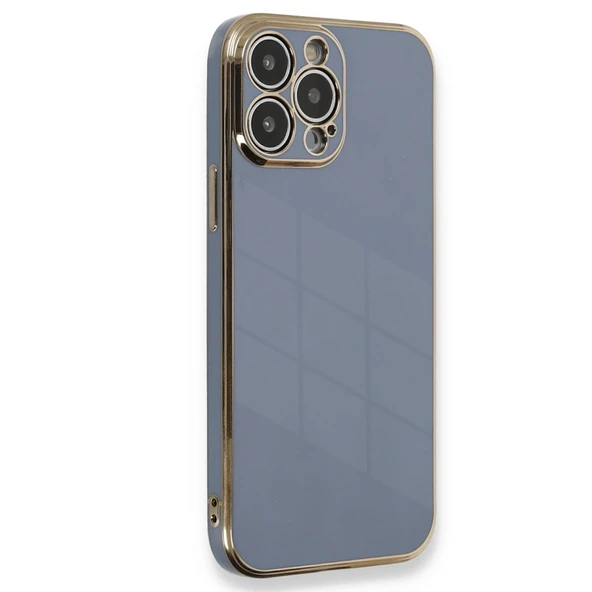 iPhone 15 Uyumlu Pro Kılıf Volet Silikon - Mavi ürün görseli 1