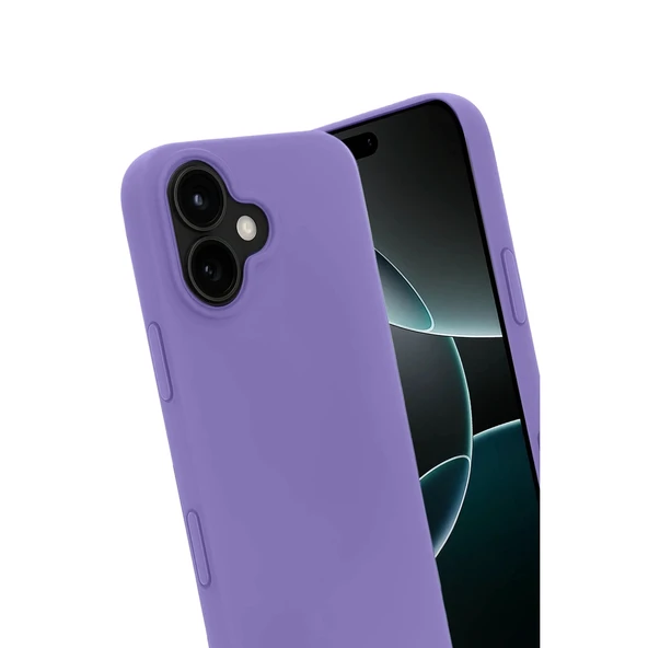 iPhone 17 Uyumlu First Silikon - Lila - Resim 3