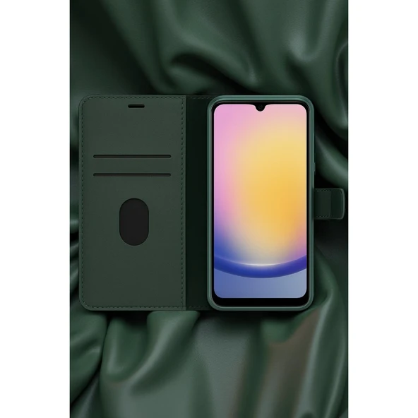iPhone 7 Uyumlu Trend S Plus Kapaklı Kılıf - Yeşil - Resim 3