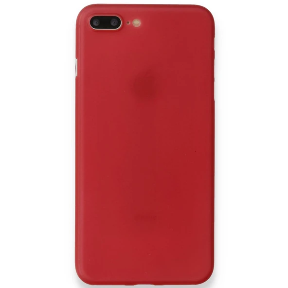 iPhone 8 Uyumlu Plus Kılıf Pp Ultra İnce Kapak - Kırmızı ürün görseli 1