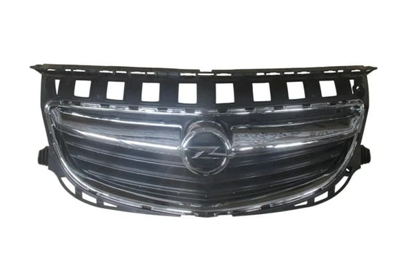 Opel İnsignia 2013-2017 Ön Panjur Siyah - Üst Nikelajlı - Nıkelaj Çıtalı Komple (Tw) (Oem No (1320377)) ürün görseli 1