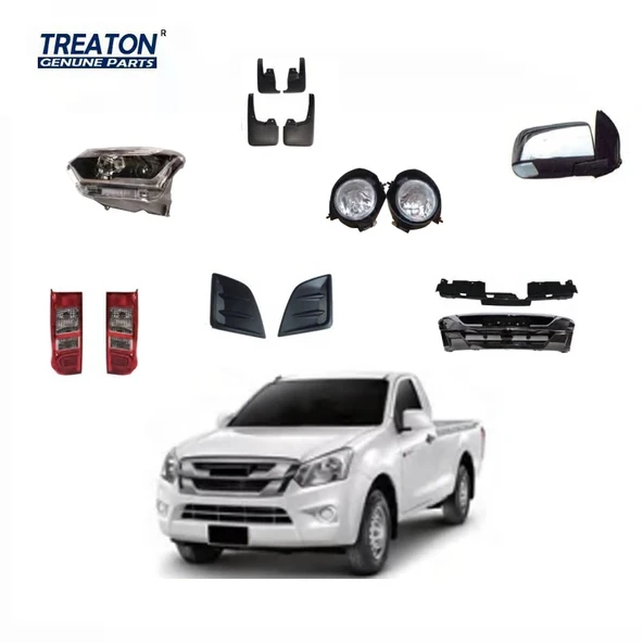 İsuzu D Max - 2012-2020 Arka Tampon Nikelaj (Oem No (8981532743)) ürün görseli 1