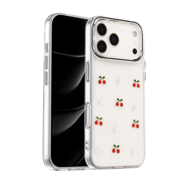 iPhone 17 Pro Uyumlu Fiyonk Desenli Kapak - Desen 9 ürün görseli 1