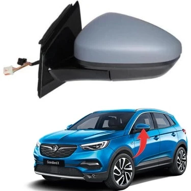 Opel Grandland 2017 Sonrası Elektrikli Ayna Camı Isıtmalı Sol) ürün görseli 1