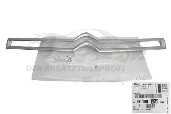 Peugeot Partner 2015-2018 Tepee Ön Panjur Çerçevesı Nikelajlı (Tw) (Oem No (9810964880)) ürün görseli 1