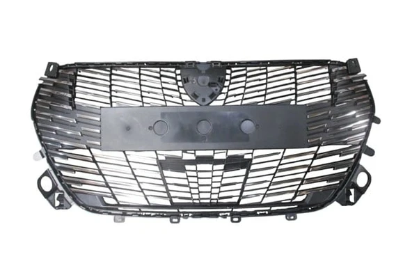 Peugeot 208 2024-2025 Ön Panjur Siyah - Nikelajlı - Radar Kapaklı (Gt)(Tw)) ürün görseli 1