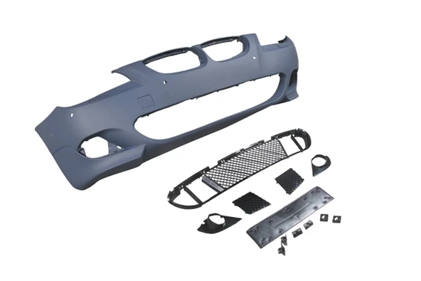 Bmw 5 Serisi 2004-2007 Ön Tampon (Izgaralı - Plaka Plast.)Sen.Delıklı 18Mm - F.Yık.Lı) (M - Tech) Astarl (Oem No (A51117 ürün görseli 1