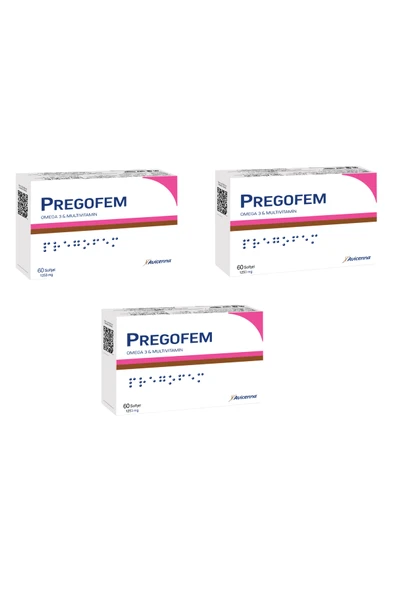 Pregofem 1253 mg 60 Softjel - 3 adet ürün görseli 1