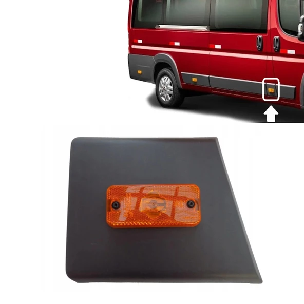 Fiat Ducato 3 (2007 Yılında Çıkan Kasa) Orta Direk Çıtası Sağ (Sinyal Deliksiz) (Oem No (735422945 ) ürün görseli 1