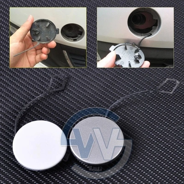 Volkswagen Polo Ön Tampon Çeki Demiri Kapağı 2009-  (Oem No:  6R0807241Agru) ürün görseli 1