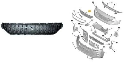 PSA 3008 2016- Ön Tampon Panjuru Oem No (98116922XT) ürün görseli 1