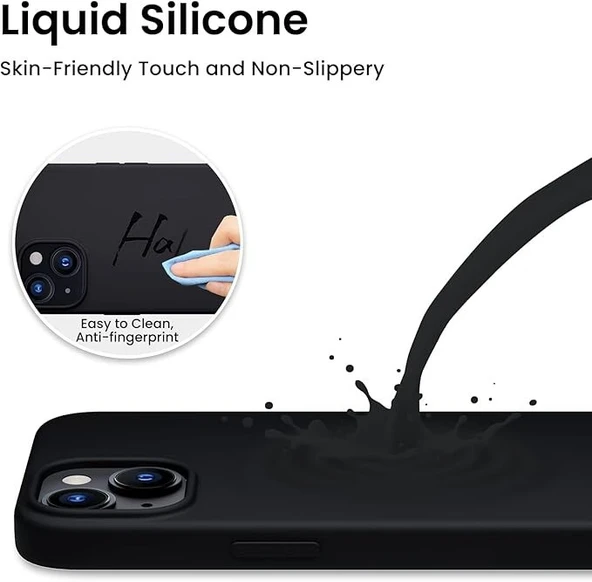 Abatech iPhone 14 Plus Siyah Lansman Kılıf - Resim 5