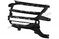 Porsche Macan 2014-2017 Ön Tampon Panjuru Sol Siyah (Tw) Oem No (95B8076811E0) ürün görseli 1