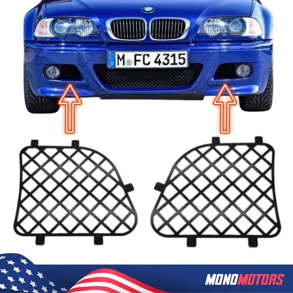 Bmw 3 Serisi (1998 Yılında Çıkan Kasa) Ön Tampon Panjuru Mtech (Oem No: 51117893331) ürün görseli 1