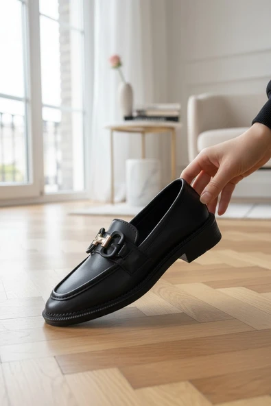 Enoch H-Toka Geçişli Maskülen Tabanlı Premium Loafer Ayakabı ürün görseli 1
