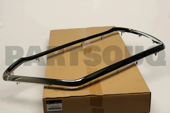 Mitsubishi Asx 2013-2016 Ön Tampon Panjur Bandı Nikelaj (Oem No: 6402A275) ürün görseli 1