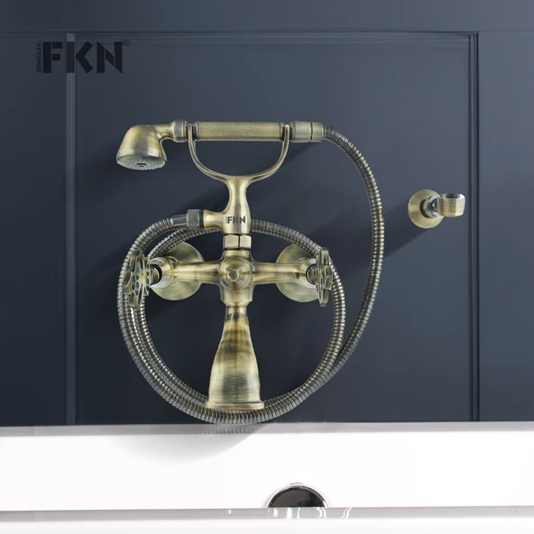 FKN Klasik Antik Banyo Duş Takımı - Resim 4