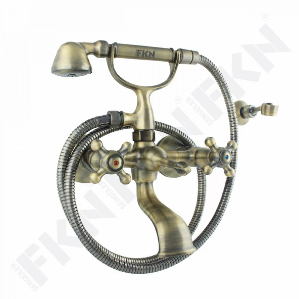 FKN Koç Antik  Banyo Duş Takımı - Resim 3