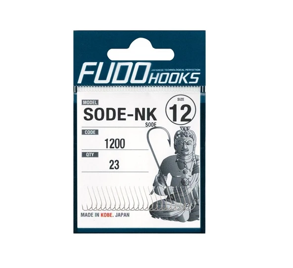 Fudo 1201 Sode Black Nikel İnce Olta İğnesi - Resim 2