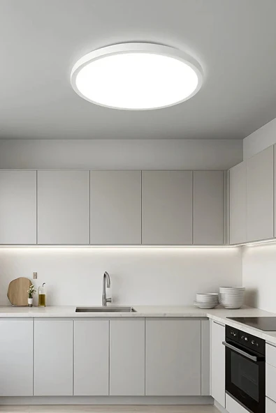 Modern Tavana Sıfır Panel Led Avize 24watt 6500k Buz Beyazı Işık Uzun Ömürlü 1.sınıf Led 29 X29 CM ürün görseli 1