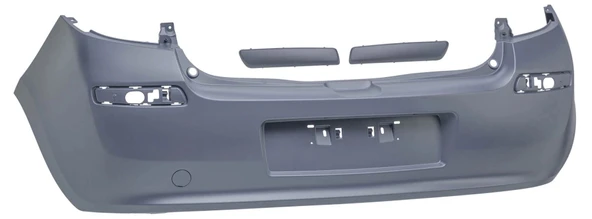 Renault Clio 2005-2008 Arka Tampon Siyah Hatchback (Oem No: 7701208678) ürün görseli 1