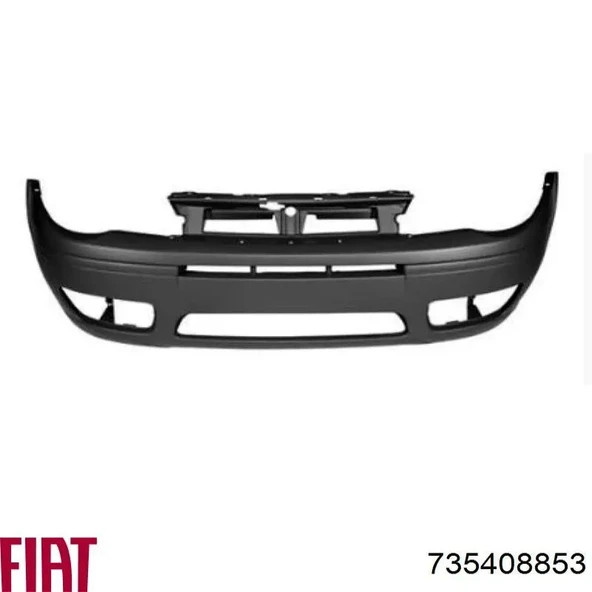 Fiat Albea (2005 Yılında Çıkan Kasa) Ön Tampon Astarlı (Oem No: 735408853) ürün görseli 1