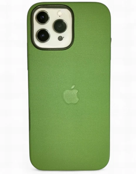 Apple iPhone 16 PRO için MagSafe özellikli Tech Dokuma Kılıf (YEŞİL) Boyun ipi Bağlama yeri 0001 ürün görseli 1