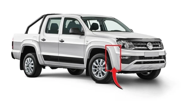 Volkswagen Amarok Ön Tampon Kaplaması Sağ 2010- (Oem No:  2Hh853728Gru) ürün görseli 1