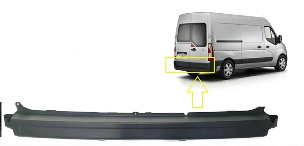 Renault Master 2010-2024 Arka Tampon Orta (Oem No: 850220011R) ürün görseli 1