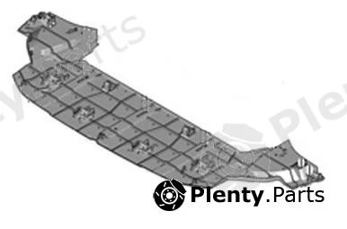 Peugeot 308 - 2007-2013 Ön Tampon Alt Koruma Plastiği (Oem No: 7013Ef) ürün görseli 1