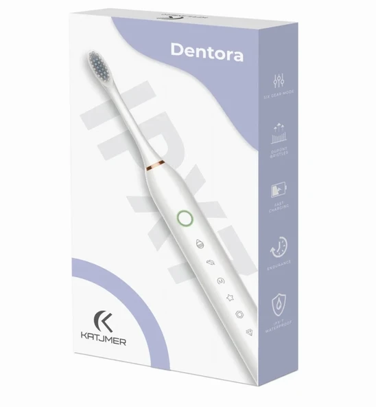 DENTORA ELEKTRİKLİ DİŞ FIRÇASI (BEYAZ RENK) ürün görseli 1