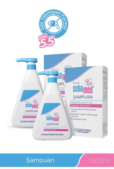 Sebamed Baby pH 5.5 Bebek Şampuanı - 500 ml X 2 Adet ürün görseli 1