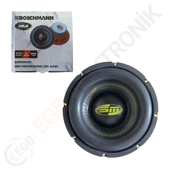 BOSCHMANN 20CM SUBWOFER - Resim 3