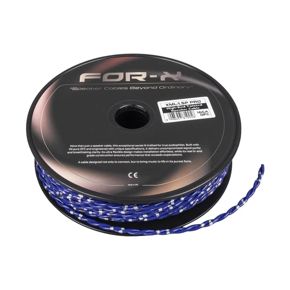 FOR-X XML-1.5P PRO 16GA OFC KABLO 50metre MAVİ-GRİ ürün görseli 1