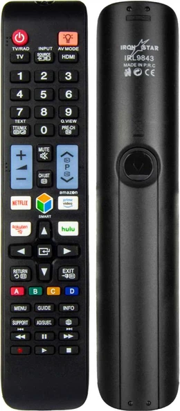 SAMSUNG IRL9843 NETFLİX-SMART-AMAZON-PRİME VİDEO-RAKUTEN TV-HULU TUŞLU IŞIKLI ANDROİD SMART LED TV (KMD-112) ürün görseli 1