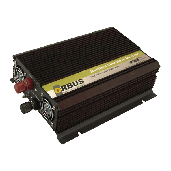 ORBUS MS-1800 12 VOLT - 1800 WATT MODIFIED SINUS INVERTER ürün görseli 1