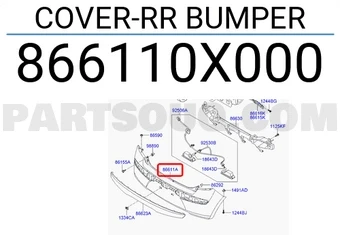 Hyundai İ10 - 2011-2012 Ön Tampon (Oem No: 866110X000) ürün görseli 1