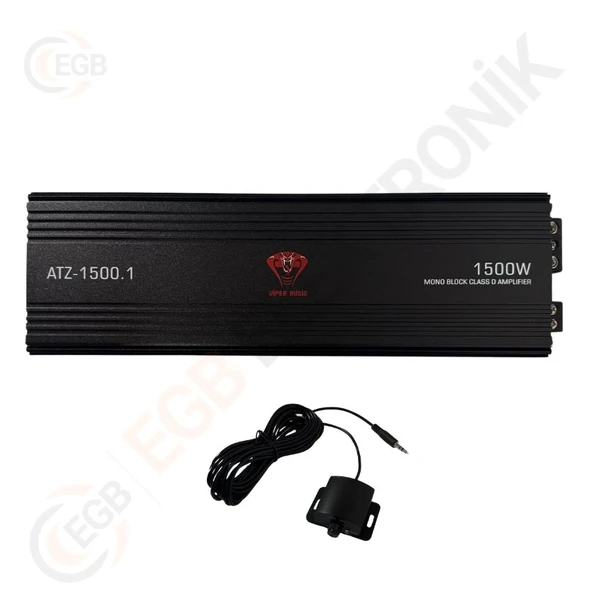 VİPER 1500.1 1500W 1 KANAL MONO OTO ANFİ ürün görseli 1