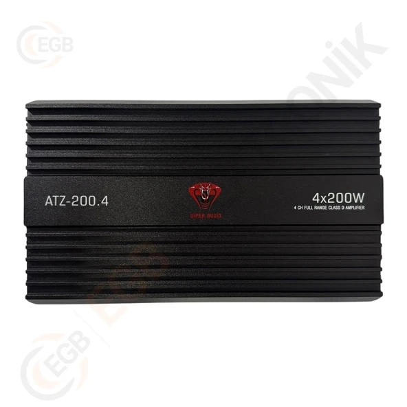 VİPER 200.4 4X200W 4 KANAL OTO ANFİ ürün görseli 1