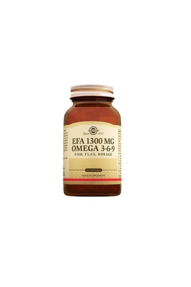 Solgar Omega 3-6-9 Efa 1300 Mg 60 Softjel ürün görseli 1