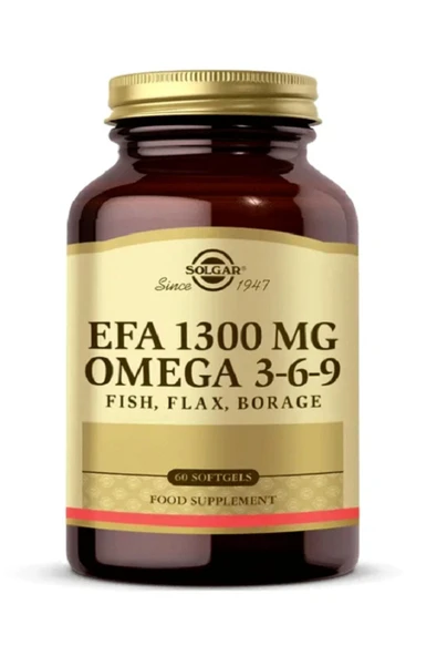 Solgar Efa 1300 Mg Omega 3-6-9 60 Kapsul - Resim 3