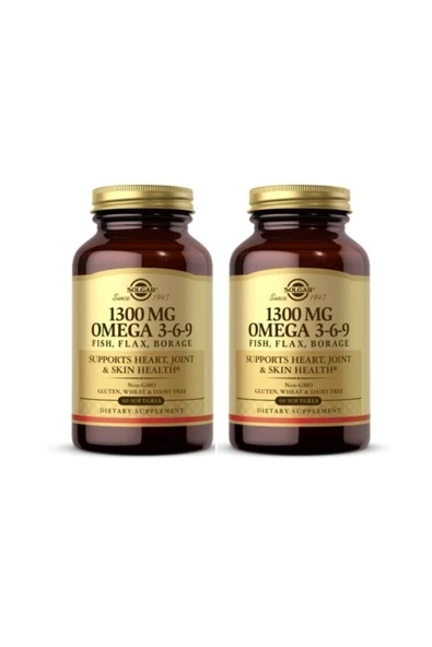 Solgar Efa 1300 Mg Omega 3-6-9 60 Softgel 2 Adet ürün görseli 1