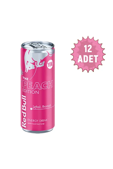Red Bull Peach Edition (New) 250 ML x 12 Adet - Şeftali Yeni ürün görseli 1