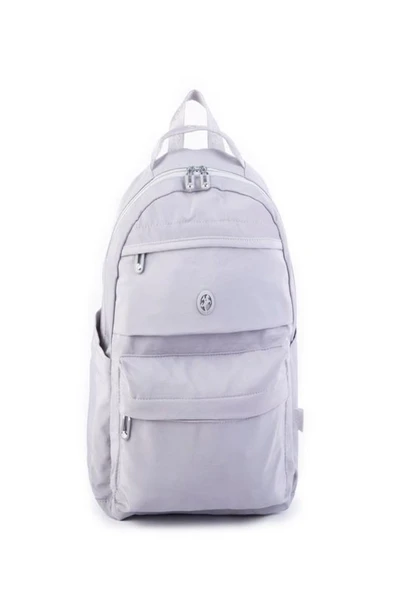 Nas Kadın Extra Hafif Su Geçirmez Çok Gözlü (Waterproof) Unisex Sırt Çantası 30X40cm ürün görseli 1