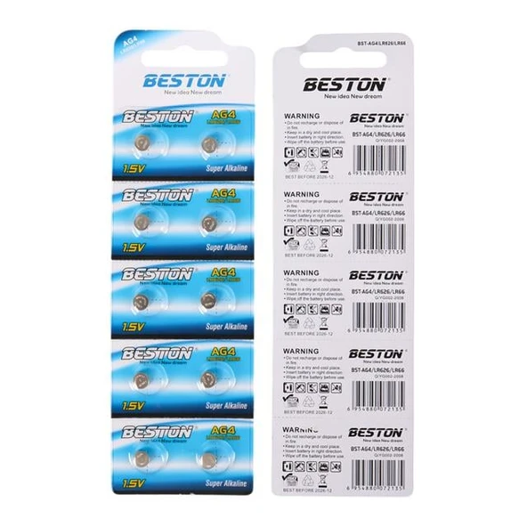 Oxford AG4 LR626 Alkalin Saat Pili 10 Lu Paket ürün görseli 1
