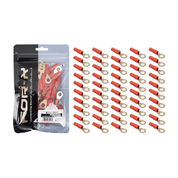 FOR-X XYU-88R 8GA YUVARLAK TİP KABLO YÜKSÜĞÜ 50 Lİ PAKET (AKS-74) ürün görseli 1